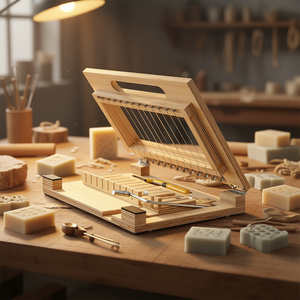 Cortador de alambre de madera para jabón, 1-12 barras, 1 pulgada, marco de alambre de acero, herramienta de bricolaje, alambres adicionales - Product Image 2