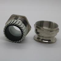 Presse-étoupe en laiton nickelé de haute qualité série M, étanche IP68, pour câbles basse tension M12-M63/PG7-PG48