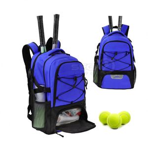 กระเป๋าเป้สะพายหลังสำหรับใส่เทนนิสดีไซน์ตามสั่งพร้อมที่ปิดซิปทำจากไนลอนโพลีเอสเตอร์ - Product Image 1