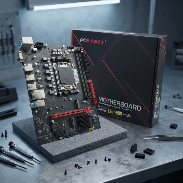 PCWINMAX New B650 MATX Motherboard AM5 DDR5 M.2 PCIe 5.0 OEM ODM Ready Stock for Ry 7000 8000G Gaming Desktop
