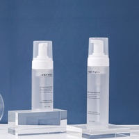 Emballage de soin de la peau personnalisé 100ml 120ml 150ml 200ml bouteille de savon mousse PET bouteille vide pompe bouteille en plastique soin de la peau nettoyant conteneur