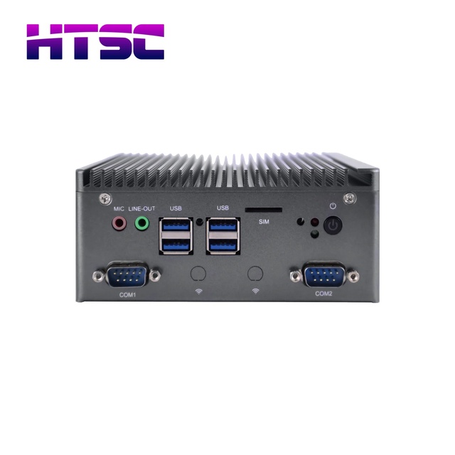 HTSC Compact Fanless Industrial Mini PC with Intel Core I3/i5 Processor Low Power Miniature Design