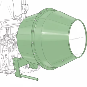 Mezcladora de Cemento BITSMAN de Alta Resistencia, Mezcladora de Concreto Montada en <span class=keywords><strong>Tractor</strong></span> con Enganche de <span class=keywords><strong>3</strong></span> <span class=keywords><strong>Puntos</strong></span> y Capacidad de 500L <span class=keywords><strong>para</strong></span> Agricultura y Construcción - Product Image 3