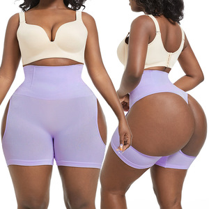 King Mcgreen Star Butt Lifter <span class=keywords><strong>Culotte</strong></span> <span class=keywords><strong>Fesse</strong></span> Ouvert Booty Shorts Sous-Vêtements De Mariage Hip Enhancer Shapewear Cul Push up Panty - Product Image 3