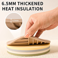 Pots chauds résistants à la chaleur casseroles tapis d'isolation en silicone résistant à la chaleur antidérapant pour tapis de comptoir de cuisine