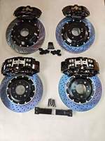 Nouveau kit de freinage surdimensionné 18Z à 4 pots et 6 pistons en aluminium + céramique carbone à fixation directe pour Nissan/VW, garantie 1 an