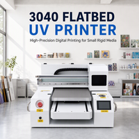 Robuuste 3040 UV vlakbedprinter 30x40cm Bantam formaat digitale printfaciliteit voor telefoonhoesjes, acryl, glas, metaal en meer.