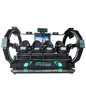 Silla Deportiva VR 9D Directo de Fábrica, 4 Asientos, Multijugador, Cinimax, Material de Aluminio y Acero, para Centros Comerciales, Aventura Interior - Product Image 2