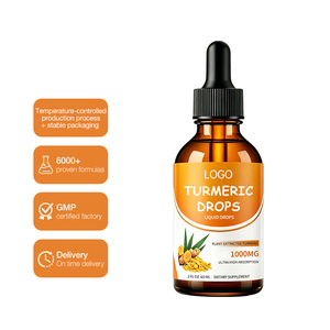 Gotas de Cúrcuma de Marca Privada <span class=keywords><strong>1000MG</strong></span>, Suplemento Líquido Extraído de Plantas con Alta Absorción - Product Image 1