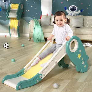Folding Kids Indoor Slide Toy For Playhome Baby Plastic Slide For Kids