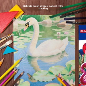 Ensemble de 12 boîtes de 24 crayons de cire colorés personnalisés en 18 couleurs, vente en gros, outils de dessin et d'écriture pour l'expression créative - Product Image 2