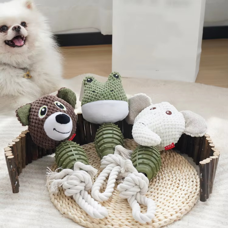 Wholesale Custom Logo Chew Squeaky Rope
