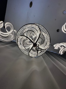 Hiện đại sang trọng tối giản đèn chùm đèn Mặt dây chuyền sảnh khách sạn biệt thự sống tiệc hội trường tùy chỉnh đèn chùm - Product Image 4