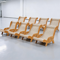 Grande Maison de Luxe en Bois pour Chat, avec Griffoir, Chaise Longue et Lit Canapé Moderne en Sisal, Protection de Meubles, pour Intérieur