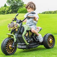 Factory Direct Kids Electric Trike | Retro Ride-on Motorcycle with LED Lights & Music Player