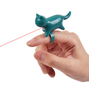 Jouet interactif pour chat avec anneau lumineux laser, divertissement pour animaux de compagnie, pointeur infrarouge en plastique pour chats - Product Image 5