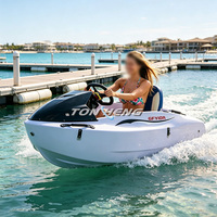 Kart aquatique électrique à grande vitesse pour 2 personnes, utilisation en lac, jet ski, bateau