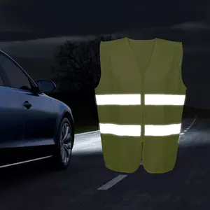 LX High Quality Safety Vest Construction Security Vest Hi Vis Men Reflective Safety Vest With Zipper