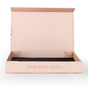 Custom Logo Printed Luxury wig packaging box for hair extension