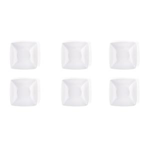 Assiettes à soupe Excelsa, lot de 6, Eclipse, 17,5 cm, blanches - Product Image 1