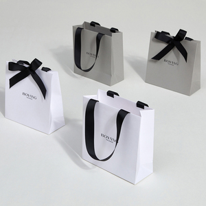 Boyang — sac en papier Kraft personnalisé, sac cadeau de luxe, emballage de bijoux, - Product Image 2