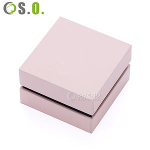 Petite boîte à bijoux Logo personnalisé Vente en gros Boîte rose Emballage de bijoux - Product Image 5