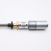 Vis et écrou d'accouplement de moteur à engrenages rs-370 12V 24V DC