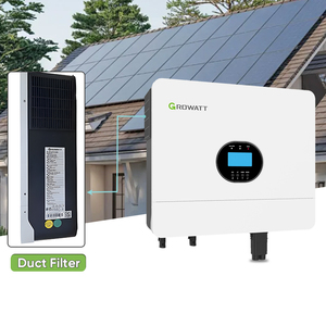 Growatt 6KW SPF 6000es lai tắt lưới năng lượng mặt trời biến tần tinh khiết Sine Wave 48VDC nhà duy nhất giai đoạn AC động cơ powr cộng với 6KW biến tần - Product Image 3