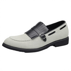 Luxury Men's Slip-On Loafers Oxford Dress Shoes Casual Formal Office & Career Wedding Summer Autumn <b>Flats</b> Genuine Leather - Product Image 2