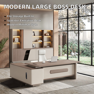 <span class=keywords><strong>Bureau</strong></span> de direction moderne, table de <span class=keywords><strong>bureau</strong></span>, <span class=keywords><strong>grande</strong></span> table de <span class=keywords><strong>bureau</strong></span> avec élégant panneau <span class=keywords><strong>en</strong></span> acier inoxydable et <span class=keywords><strong>en</strong></span> <span class=keywords><strong>bois</strong></span>, fabriqué <span class=keywords><strong>en</strong></span> panneau mélaminé - Product Image 2