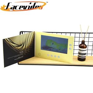 Boîte de carte de vœux d'invitation d'affaires personnalisée à <span class=keywords><strong>prix</strong></span> compétitif populaire pour cadeau de marketing, écran lcd, vidéo, livret - Product Image 3