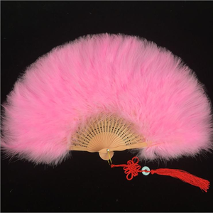 <span class=keywords><strong>Abanicos</strong></span> <span class=keywords><strong>de</strong></span> Plumas Hechos a Mano con Diseño Floral Ecológico <span class=keywords><strong>de</strong></span> 30 cm <span class=keywords><strong>de</strong></span> la Mejor Calidad, Disponibles en FAREA, <span class=keywords><strong>para</strong></span> Bodas, Fiestas Nupciales y Bailes - Product Image 2