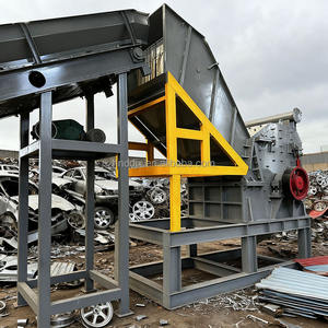 Équipement efficace de broyeur d'acier de chute écrasant les tubes carrés d'angles en métal composants structurels déchiqueteuse de déchets de construction - Product Image 3