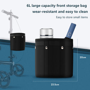 壊れた足の障害者のリハビリテーション機器のための無料の膝クラッチウォーカースクーター歩行補助装置調整可能なウォーカー - Product Image 6