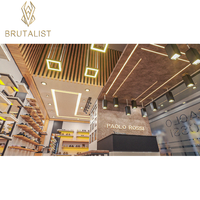 Présentoir pour meubles de magasin de chaussures Kiosque à chaussures Présentoir à chaussures en bois