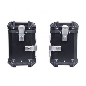 Caja Lateral de Aleación de Aluminio para Motocicleta, Carcasa Trasera de 38L con Diseño de X - Product Image 2