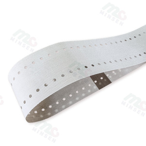 Minsen White Perforated <b>PTFE</b> Conveyor Belt Heat Resistant Vacuum Adsorption Soldering Machine Belt - Product Image 4