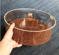 LOGO personnalisé et taille cadeaux juifs Lucite Matzah Pessah Matzah Flip Box