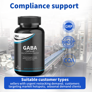 Suplemento para un Sueño Profundo, Cápsulas de 5-HTP y GABA, Fórmula y Empaque Personalizados, Venta al Por Mayor, Ventaja de Costo y Suministro Estable - Product Image 5