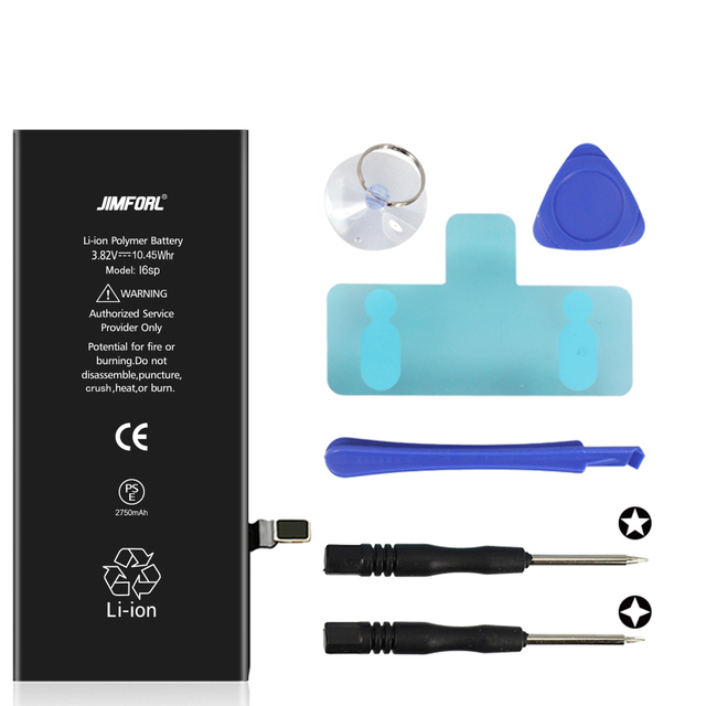 Jimforl Desay OEM Replacement Battery for 6s Plus ICU Cell 0 Cycle Safe CE/FCC Certified 12-Month Warranty Mobile Phone
