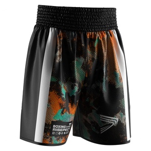 Shorts de boxe personnalisés avec une coupe professionnelle, tissu respirant, design confortable pour l'entraînement, la compétition et l'exercice quotidien - Product Image 1