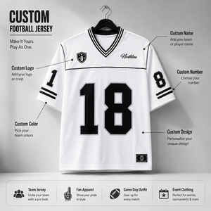 Camiseta de Fútbol de Malla Premium con Cuello en V, Número en Patchwork, Manga Corta, Transpirable, Cómoda, Unisex, Ropa Deportiva Urbana para Fanáticos del Deporte - Product Image 6