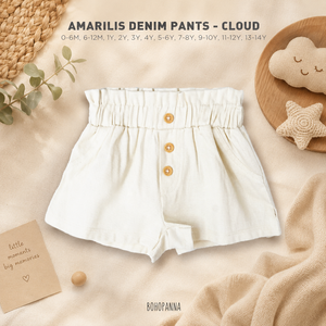 Shorts de Algodón Blanco de Cintura Alta para Niñas, Cierre de Botones, Color Sólido, Pantalones Cortos de Verano, Transpirables, Corte Regular - Product Image 3