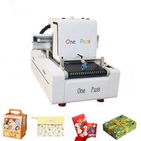Nouveau système d'impression jet d'encre UV industriel à passage unique avec tête d'impression Ricoh pour carton ondulé et solutions d'emballage à la demande