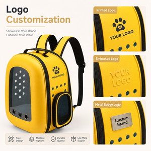 Maßgefertigter EVA Haustier-Rucksack Großhandel Transparente Katzentransporttasche Kratzfester Hartschalen-Haustierrucksack OEM ODM - Product Image 2