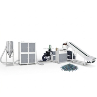 Granulateur à refroidissement par air haute vitesse monophasé pour films LDPE HDPE LLDPE PP, machine de recyclage SJ-120