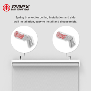 Shades Con lăn thành phần 38mm mùa xuân cơ chế ngựa vằn Bìa một cách cửa sổ Rèm màu xám 5 năm hiện đại tùy chỉnh Trung Quốc 25mm - Product Image 5