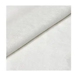 Factory Pure Linen Plain Dyed Fabric/ Linen Viscose Fabric for Garment