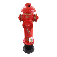 Système d'hydrant d'incendie vertical en fonte ductile rouge de haute qualité pour l'extérieur, prix de gros usine, conception durable pour la lutte contre l'incendie
