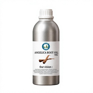 Aceite de Raíz de Angélica Archangelica Destilado al Vapor, Puro, 1 KG, Aceite Esencial de Raíz de Angélica - Proveedor Mayorista y Exportador a Granel de la India - Product Image 1